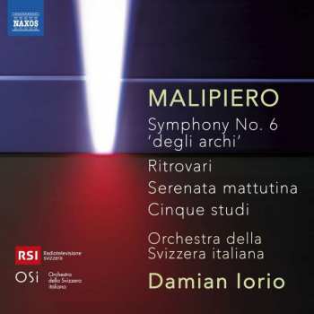 CD Gian Francesco Malipiero: Symphony No. 6 'Degli Archi' ; Ritrovari ; Serenata Mattutina ; Cinque Studi