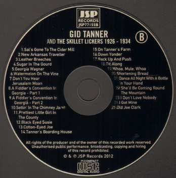 4CD/Box Set Gid Tanner & His Skillet Lickers: Gid Tanner And The Skillet Lickers