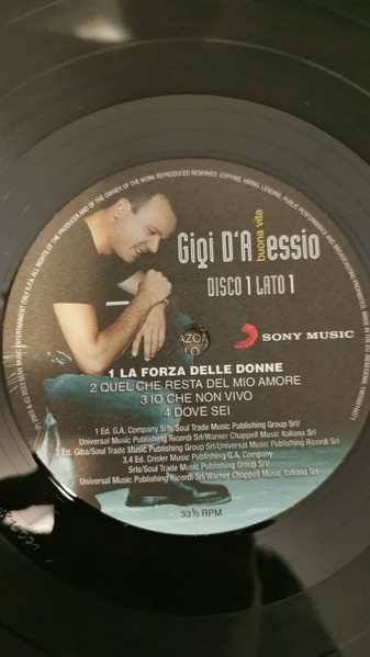 3LP Gigi D'Alessio: Buona Vita