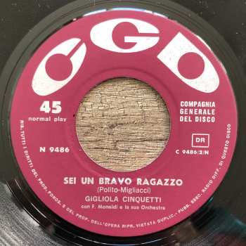 SP Gigliola Cinquetti: Non Ho L'Età