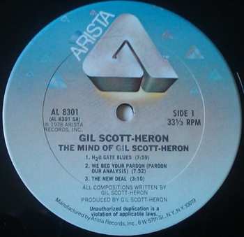 LP Gil Scott-Heron: The Mind Of Gil Scott-Heron