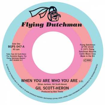 Album Gil Scott-Heron: When You Are Who You Are / Free Will (Alt Take 1)