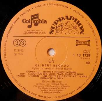 LP Gilbert Bécaud: Gilbert Bécaud