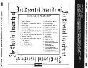 CD Giles, Giles And Fripp: The Cheerful Insanity Of Giles, Giles & Fripp = チアフル・インサニティ・オブ・ジャイルズ、ジャイルズ＆フリップ +6 LTD