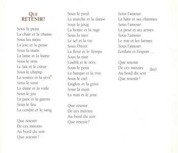 CD Gilles Vigneault: Au Bout Du Cœur 