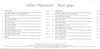 CD Gilles Vigneault: Mon Pays