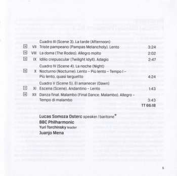 CD BBC Philharmonic: Orchestral Works 1 – Estancia • Ollanty • Pampeana No. 3