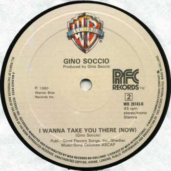 LP Gino Soccio: S-Beat / I Wanna Take You There (Now) 