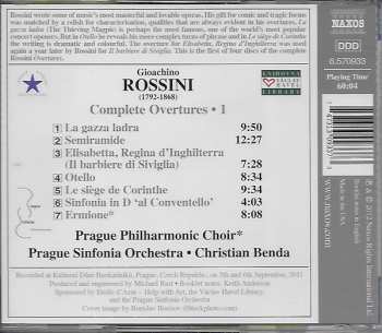 CD Gioacchino Rossini: Complete Overtures Vol. 1 - The Thieving Magpie ∙ Semiramide ∙ Otello