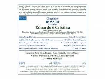 2CD Gioacchino Rossini: Eduardo E Cristina
