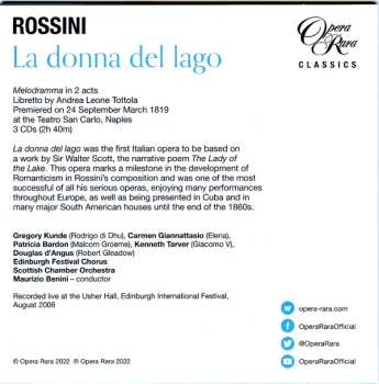 8CD Gioacchino Rossini: Ermione - La Donna Del Lago - Bianca E Falliero. Three Complete Operas LTD