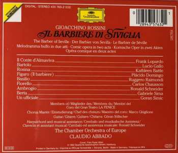 2CD/Box Set Claudio Abbado: Il Barbiere Di Siviglia 