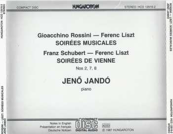 CD Franz Schubert: Soirées Musicales / Soirées De Vienne