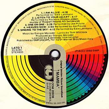 LP Various: Mamba (Original Motion Picture Soundtrack)