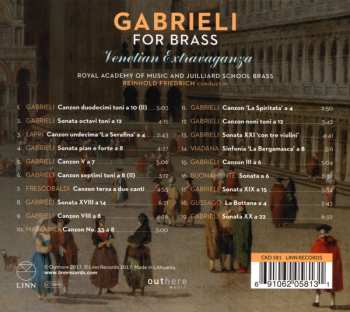 CD Giovanni Gabrieli: Gabrieli For Brass Ventetian Extravaganza