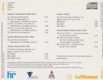CD Antonio Vivaldi: Arien, Canzoni, Concerti (Live-Mitschnitt Vom Rheingau Musik Festival 1995)