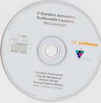 CD Antonio Vivaldi: Arien, Canzoni, Concerti (Live-Mitschnitt Vom Rheingau Musik Festival 1995)