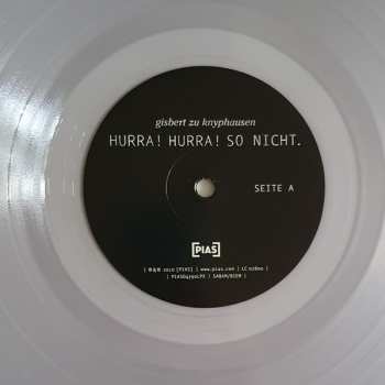 LP Gisbert Zu Knyphausen: Hurra! Hurra! So Nicht. CLR | LTD