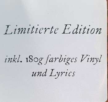 LP Gisbert Zu Knyphausen: Hurra! Hurra! So Nicht. CLR | LTD