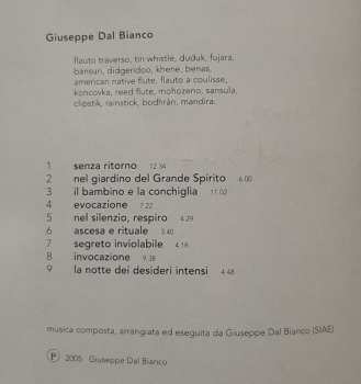 CD Giuseppe Dal Bianco: Senza Ritorno