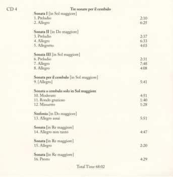 6CD Giuseppe Sarti: Opera Completa Da Camera E Per Tastiera