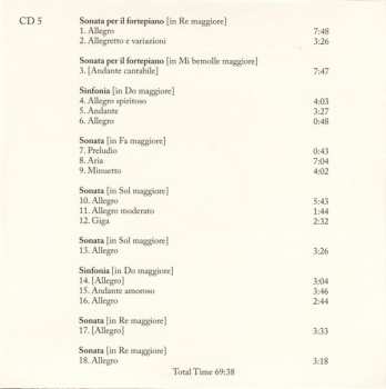 6CD Giuseppe Sarti: Opera Completa Da Camera E Per Tastiera