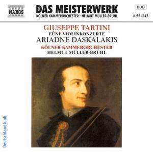 CD Giuseppe Tartini: Fünf Violinkonzerte