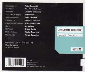 2CD Giuseppe Verdi: La Forza Del Destino
