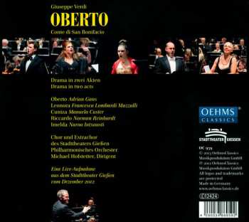 2CD/Box Set Giuseppe Verdi: Oberto
