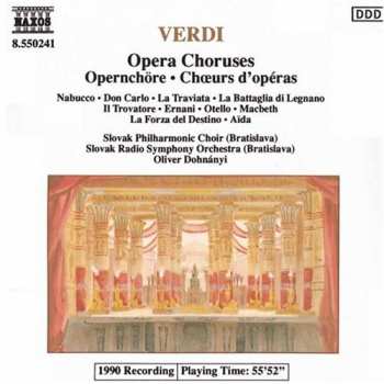CD Giuseppe Verdi: Opera Choruses = Opernchöre = Chœrs D'Opéras