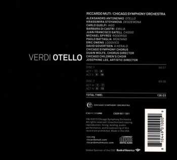 2CD/Box Set Giuseppe Verdi: Otello