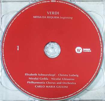 2CD Giuseppe Verdi: Messa Da Requiem • Quattro Pezzi Sacri