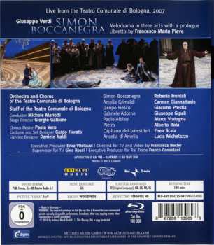 Blu-ray Giuseppe Verdi: Simon Boccanegra