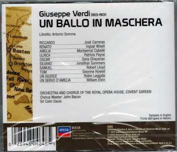 2CD Giuseppe Verdi: Un Ballo In Maschera