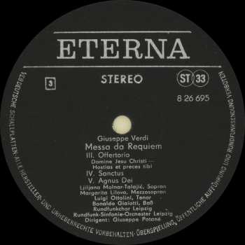 2LP Giuseppe Verdi: Verdi Messa Da Requiem