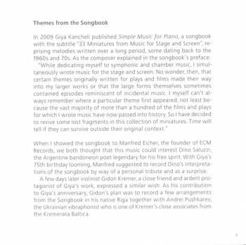 CD Gidon Kremer: Themes From The Songbook