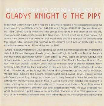 2CD Gladys Knight And The Pips: Midnight Train To Georgia (The Best Of)