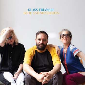 CD Glass Triangle: Blue And Sun​-​lights