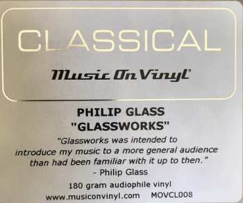 LP Philip Glass: Glassworks