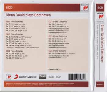6CD/Box Set Ludwig van Beethoven: Glenn Gould Plays Beethoven (Piano Sonatas & Piano Concertos Nos. 1-5)