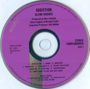6CD/Box Set Glenn Hughes: Justified Man – The Studio Albums 1995-2003