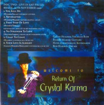 2CD Glenn Hughes: Return Of Crystal Karma : 2CD Edition