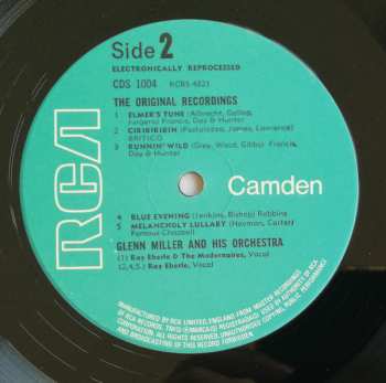 LP Glenn Miller And His Orchestra: The Original Recordings