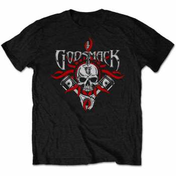 Merch Godsmack: Tričko Chrome Pistons 