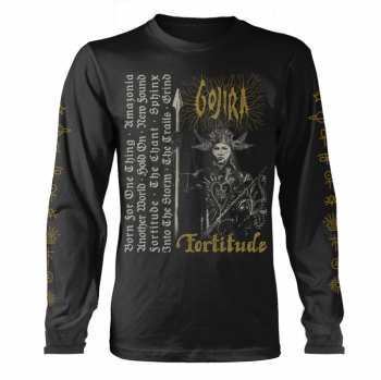 Merch Gojira: Tričko s dlhým rukávom Fortitude Tracklist (organic Ls)