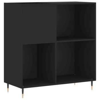 Audiotechnika Goka Skříňka na LP desky a audiotechniku - pozlacené nohy Černá (831765)