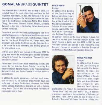 CD Gomalan Brass Quintet: Gomalan Brass Quintet