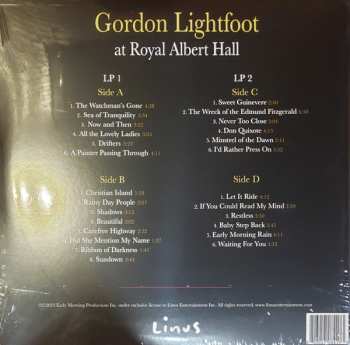 2LP Gordon Lightfoot: At Royal Albert Hall