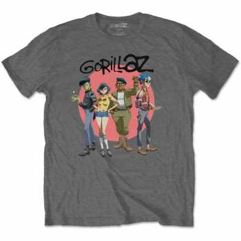 Merch Gorillaz: Tričko Group Circle Rise 