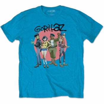 Merch Gorillaz: Tričko Group Circle Rise 